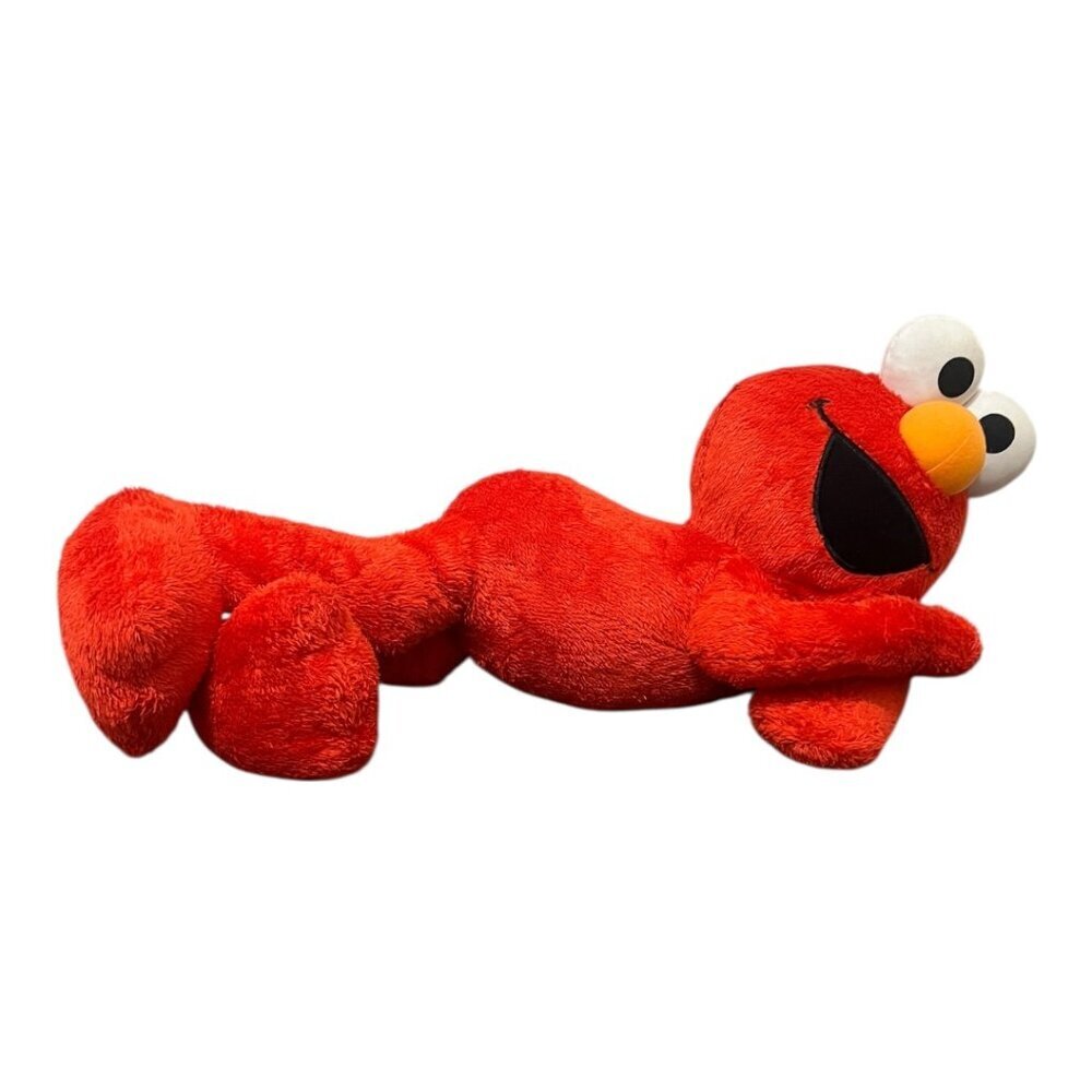 Fisher-Price Sesame Street ELMO 21" Plush STUFFED ANIMAL Toy Reclining 2007